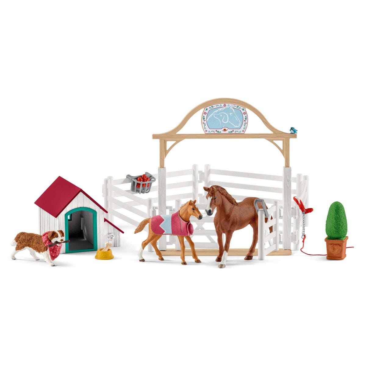 Schleich Horse Club | Horse Club Chevaux invités d'Hannah avec Chienne Ruby 42458 Schleich Horse Club | Horse Club Chevaux invités d'Hannah avec Chienne Ruby 42458