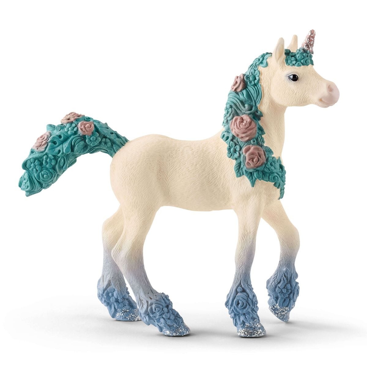 Licorne aux fleurs, poulain