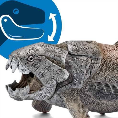 Figurine Schleich Dunkleosteus 14575 - Dinosaure Préhistorique, Mâchoire Mobile | Pour Enfants Dès 5 Ans