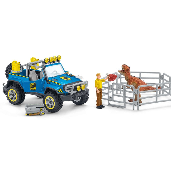 SCHLEICH 41464 VEHICULE TOUT TERRAIN AVEC AVANT POSTE POUR LES DINOSAURES NEUF SCHLEICH 41464 VEHICULE TOUT TERRAIN AVEC AVANT POSTE POUR LES DINOSAURES NEUF