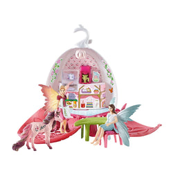 Schleich 70789 BAYALA Coffret de Jouets Elfe à Dos de Chouette Scintillante- Fée Magique Enchanteresse et sa Chouette de Compagnie - Jouets Imaginatifs, pour Les Garçons et Les Filles de 5 à