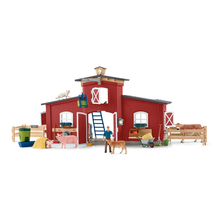Große Farm mit Tieren und Zubehör 42606 FARM WORLD