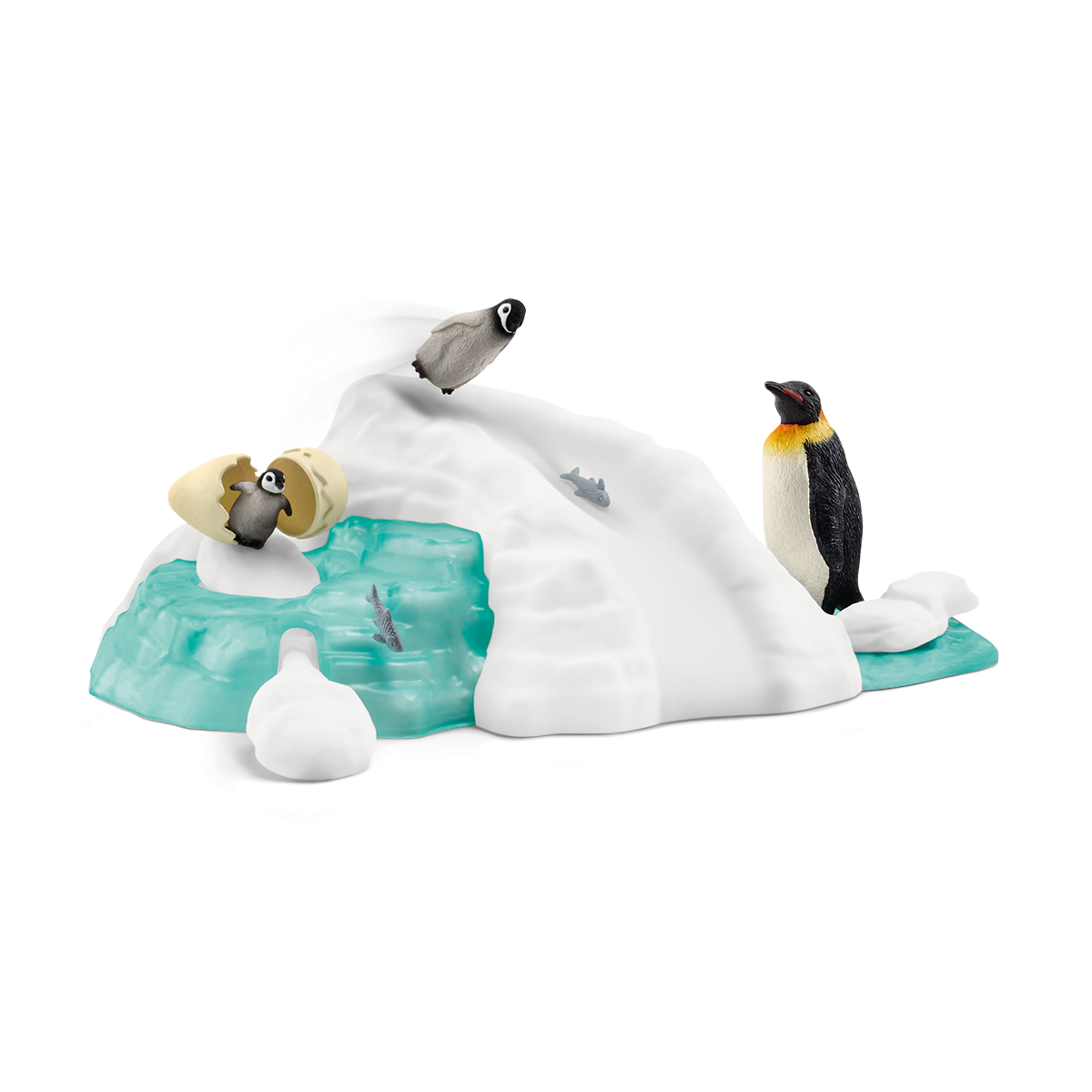 Famille pingouin sur la banquise