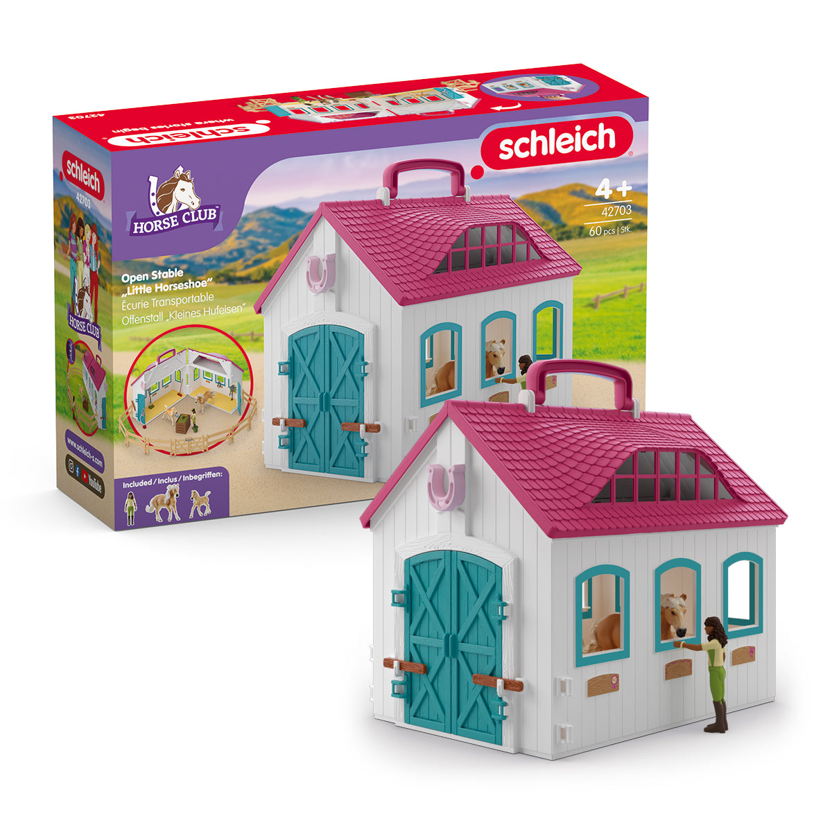 SCHLEICH Horse Club - Écurie salon de beauté 99 pièces SCHLEICH Horse Club - Écurie salon de beauté 99 pièces