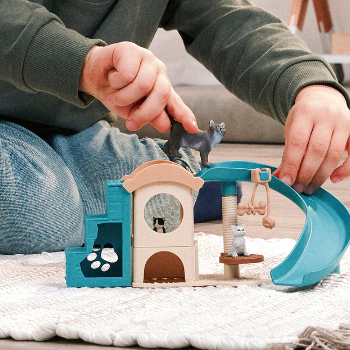 Aire de jeu pour chats