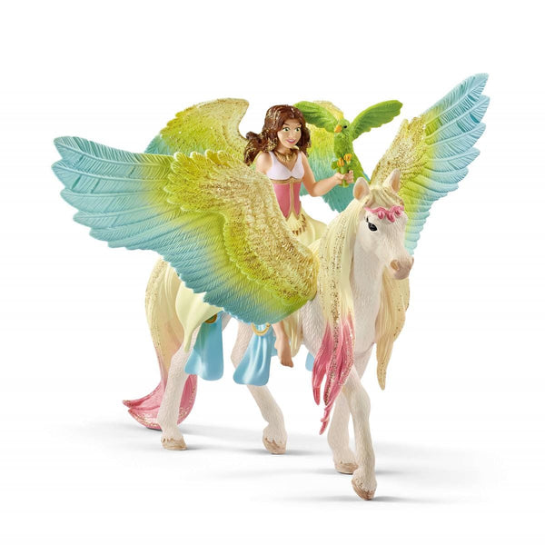 Fée Surah avec perroquet Kuack Schleich : King Jouet Suisse, Figurines Fée Surah avec perroquet Kuack Schleich : King Jouet Suisse, Figurines