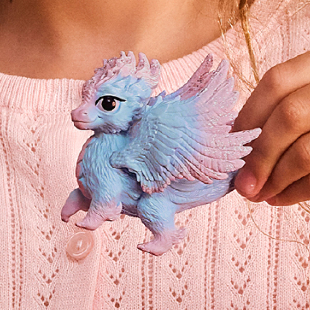 Bébé dragon de cristal