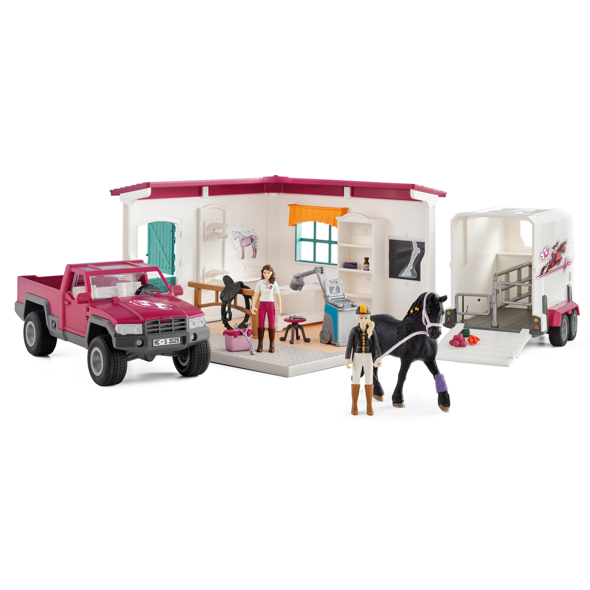 Vétérinaire mobile et son van